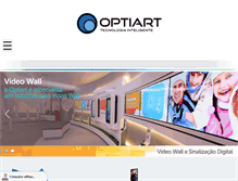 Tablet Screenshot of optiart.com.br